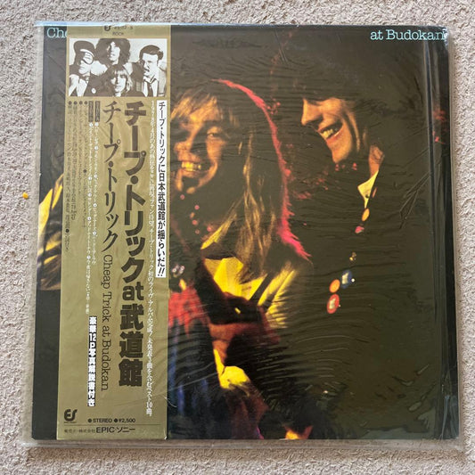 Cheap Trick At Budokan LP Japan Vinyl Record with Obi and Lyric Sheet