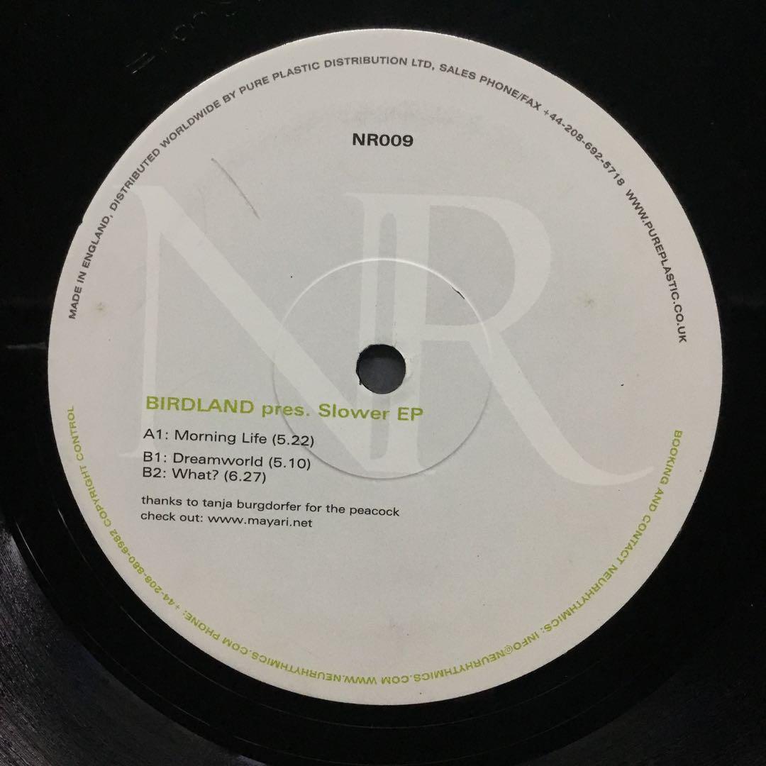 BIRDLAND Slower EP Rare Japanese Vinyl Record