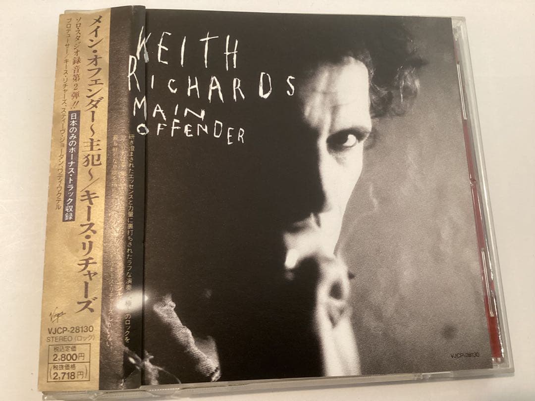 Keith Richards - Main Offender CD Japan Press with OBI 1992 Bonus Track
