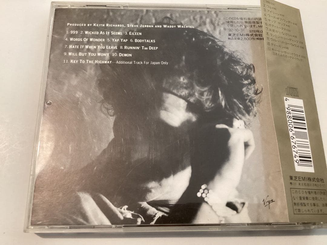 Keith Richards - Main Offender CD Japan Press with OBI 1992 Bonus Track