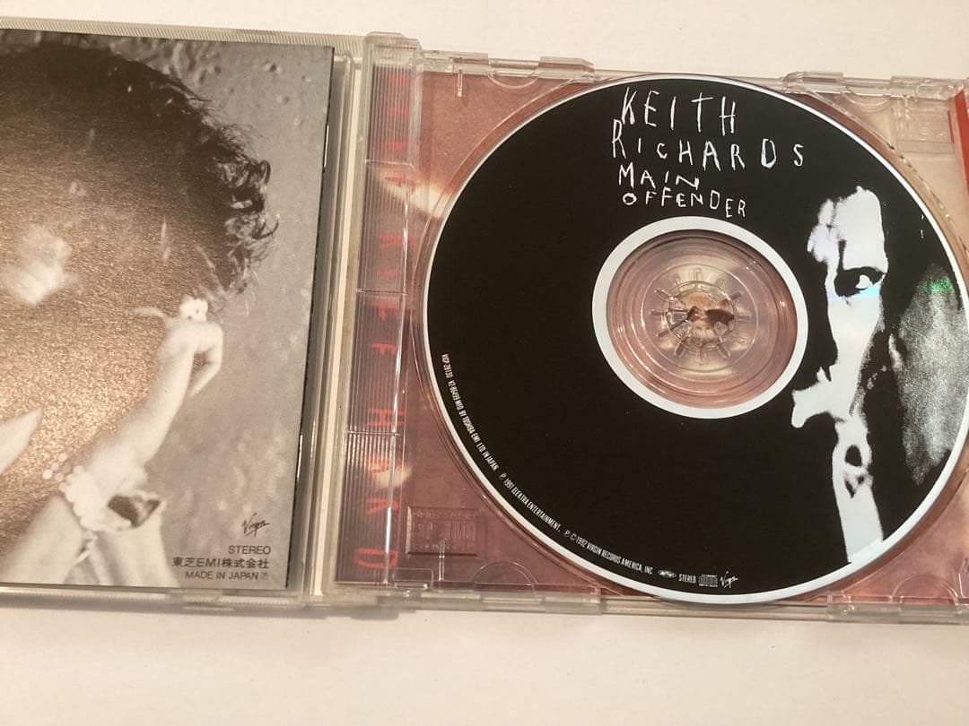 Keith Richards - Main Offender CD Japan Press with OBI 1992 Bonus Track