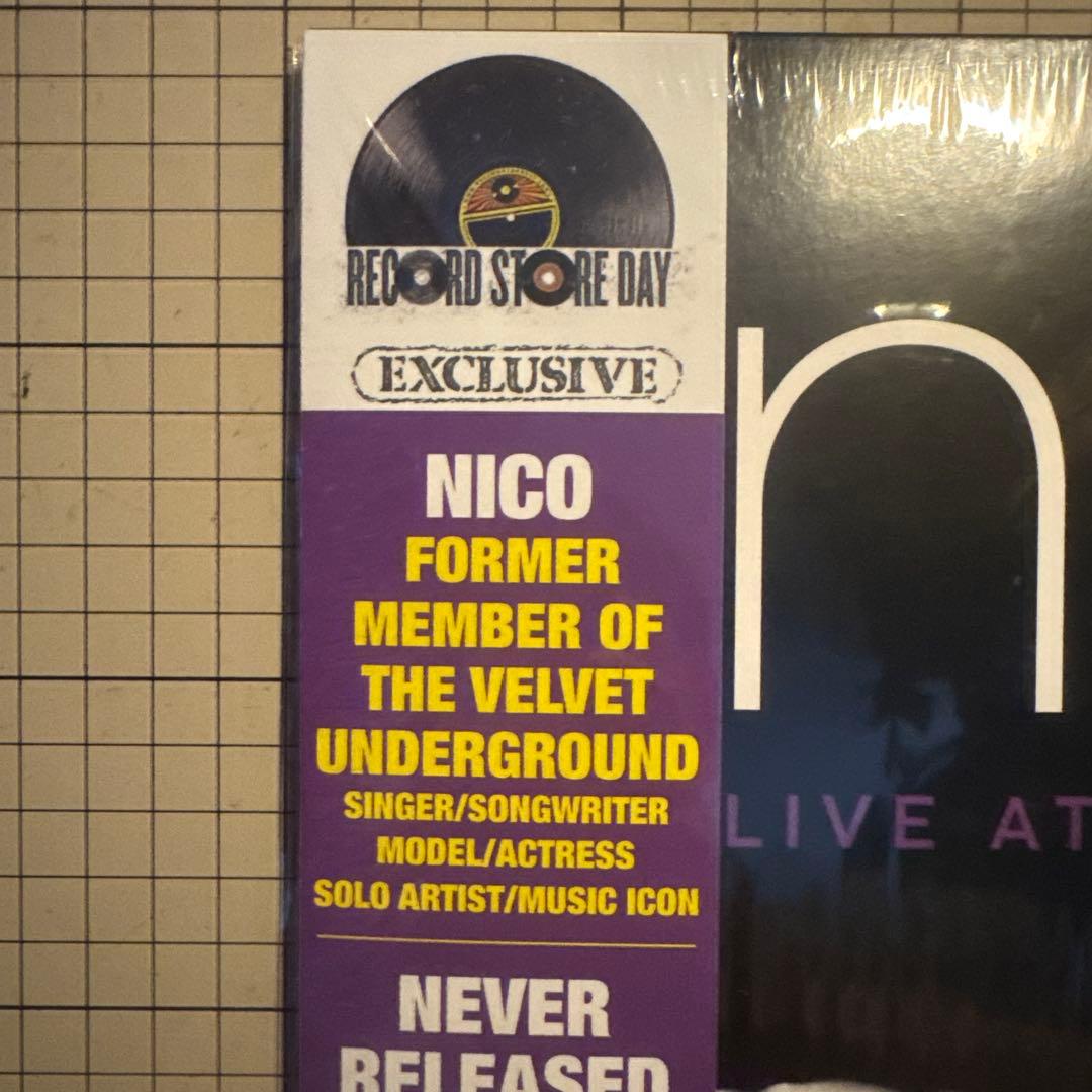 Nico - Live At The Hacienda '83 Vinyl LP RSD Exclusive Clear Purple Color Record