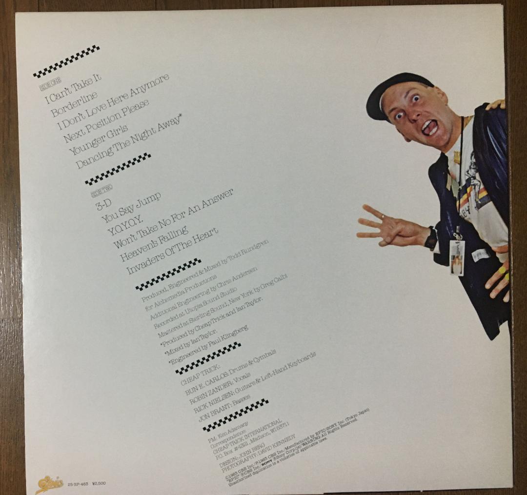 Cheap Trick Next Position Please LP Japan 1983 Todd Rundgren Produced Vinyl