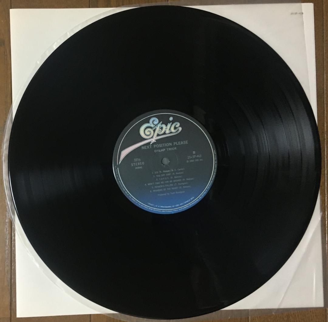 Cheap Trick Next Position Please LP Japan 1983 Todd Rundgren Produced Vinyl