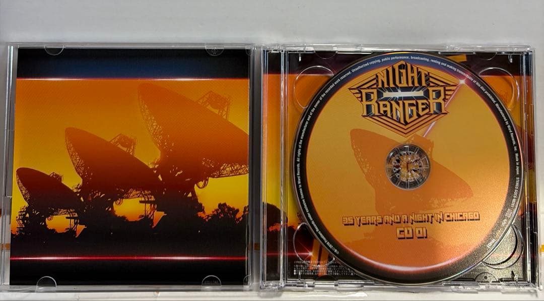 Night Ranger 35 Years and a Night in Chicago 2CD Japan Press 2016 Ward Records