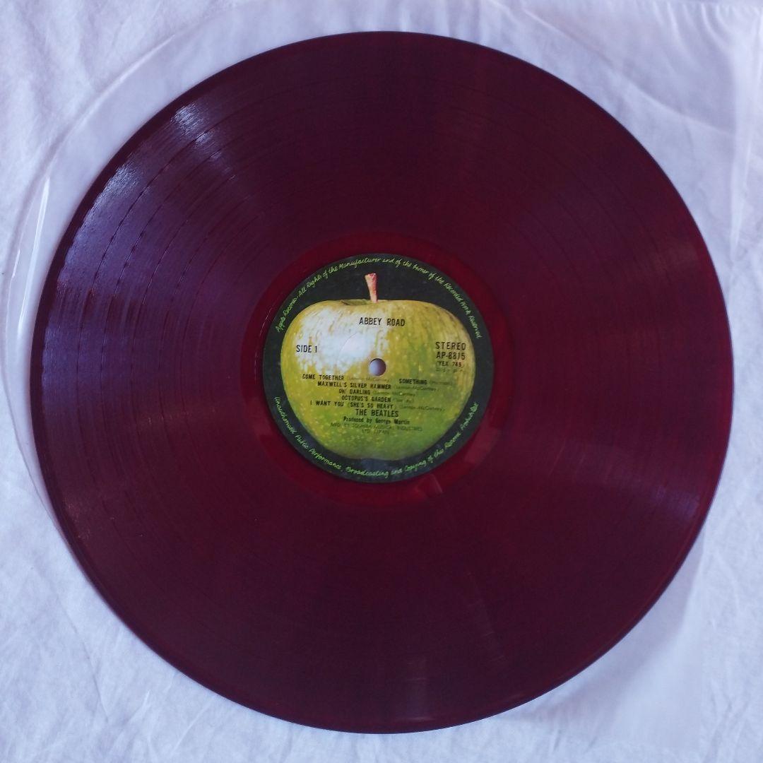 The Beatles - Abbey Road Japan LP Red Wax Vinyl w/ Rare Round Obi AP-8815