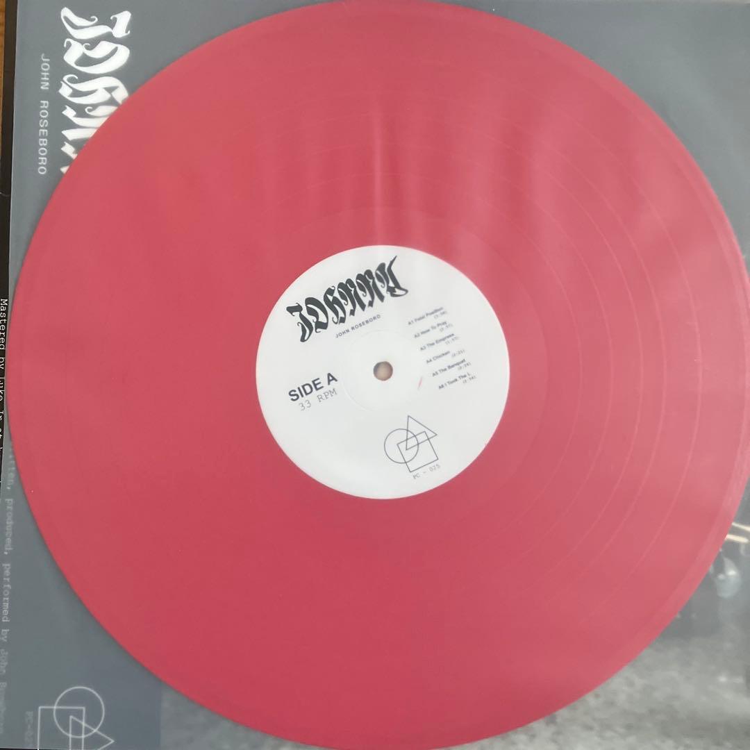 John Roseboro - Johnny LP Red Vinyl Limited 250 Copies Rare Japan Import