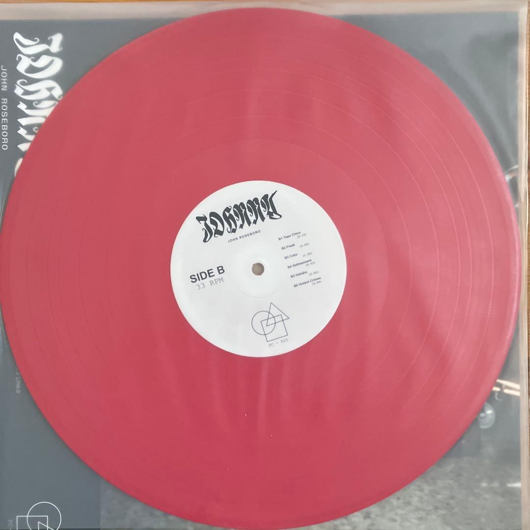 John Roseboro - Johnny LP Red Vinyl Limited 250 Copies Rare Japan Import
