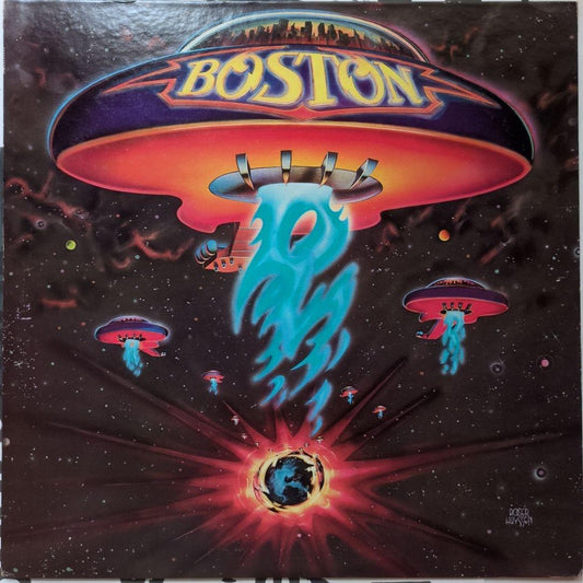 Boston - Self-Titled 'Boston' LP Japan 1976 Epic 25AP 296 Hard Rock Classic