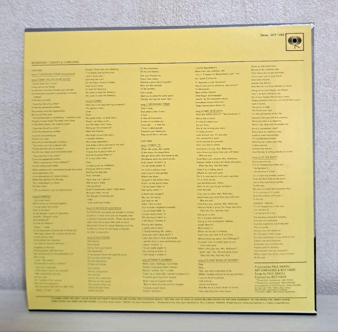 Simon & Garfunkel Bookends Japan Press CD Mini LP Paper Sleeve w/ OBI & Poster