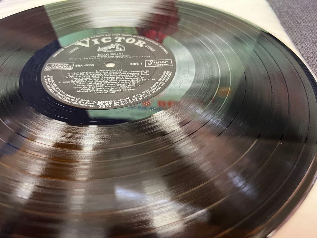Hello, Dolly! Original Broadway Cast Recording Vinyl LP Japan Victor SRA-5003
