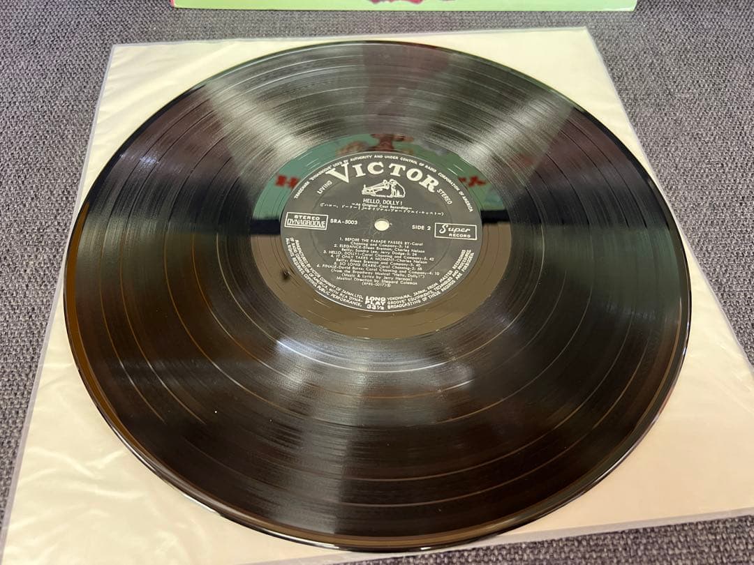 Hello, Dolly! Original Broadway Cast Recording Vinyl LP Japan Victor SRA-5003