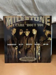 Milestone - I Care 'Bout You 12" Vinyl LP - R&B Soul Collectible Japan Import