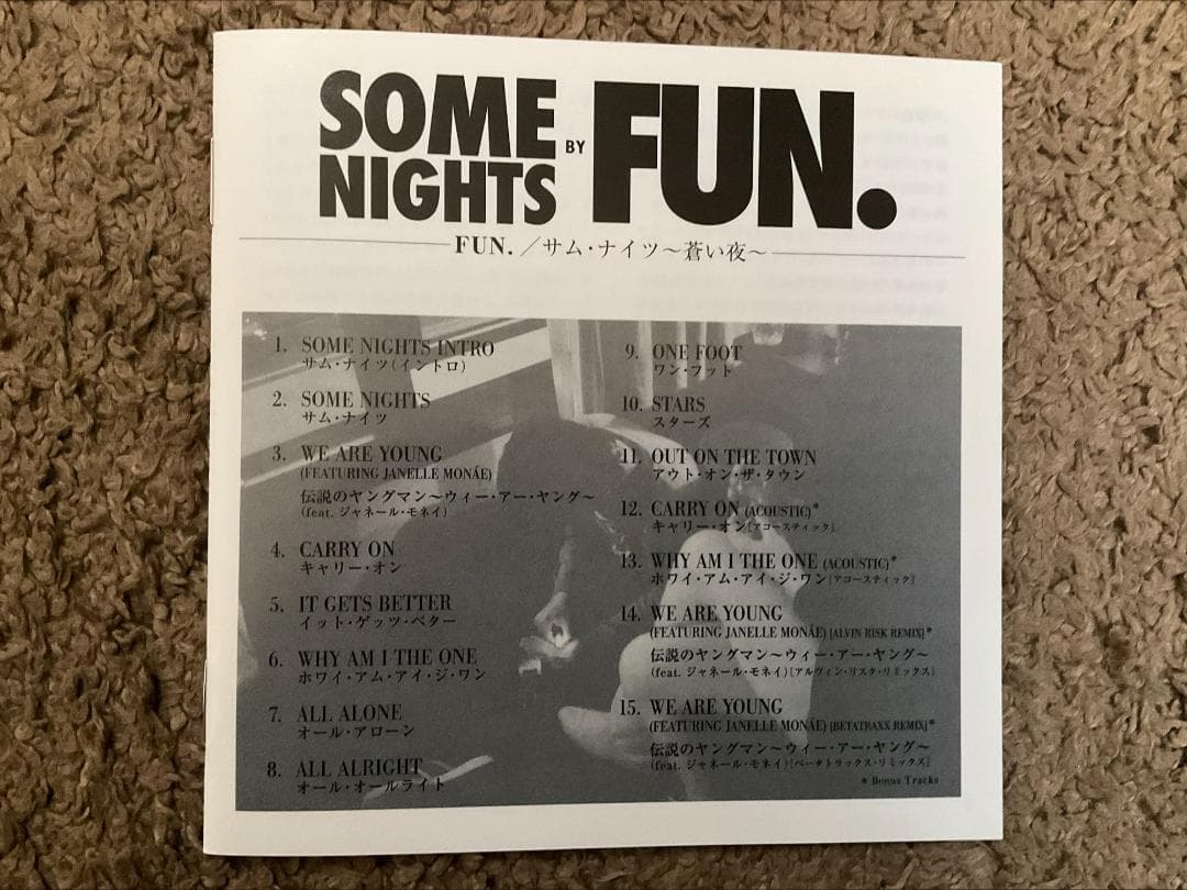 Fun. Some Nights Japan CD WPCR-14513 With OBI Japanese Press Indie Pop