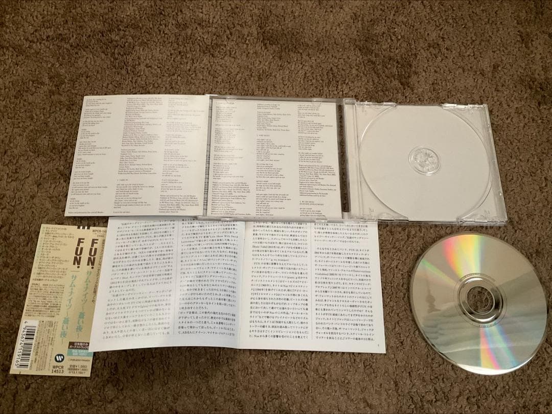 Fun. Some Nights Japan CD WPCR-14513 With OBI Japanese Press Indie Pop