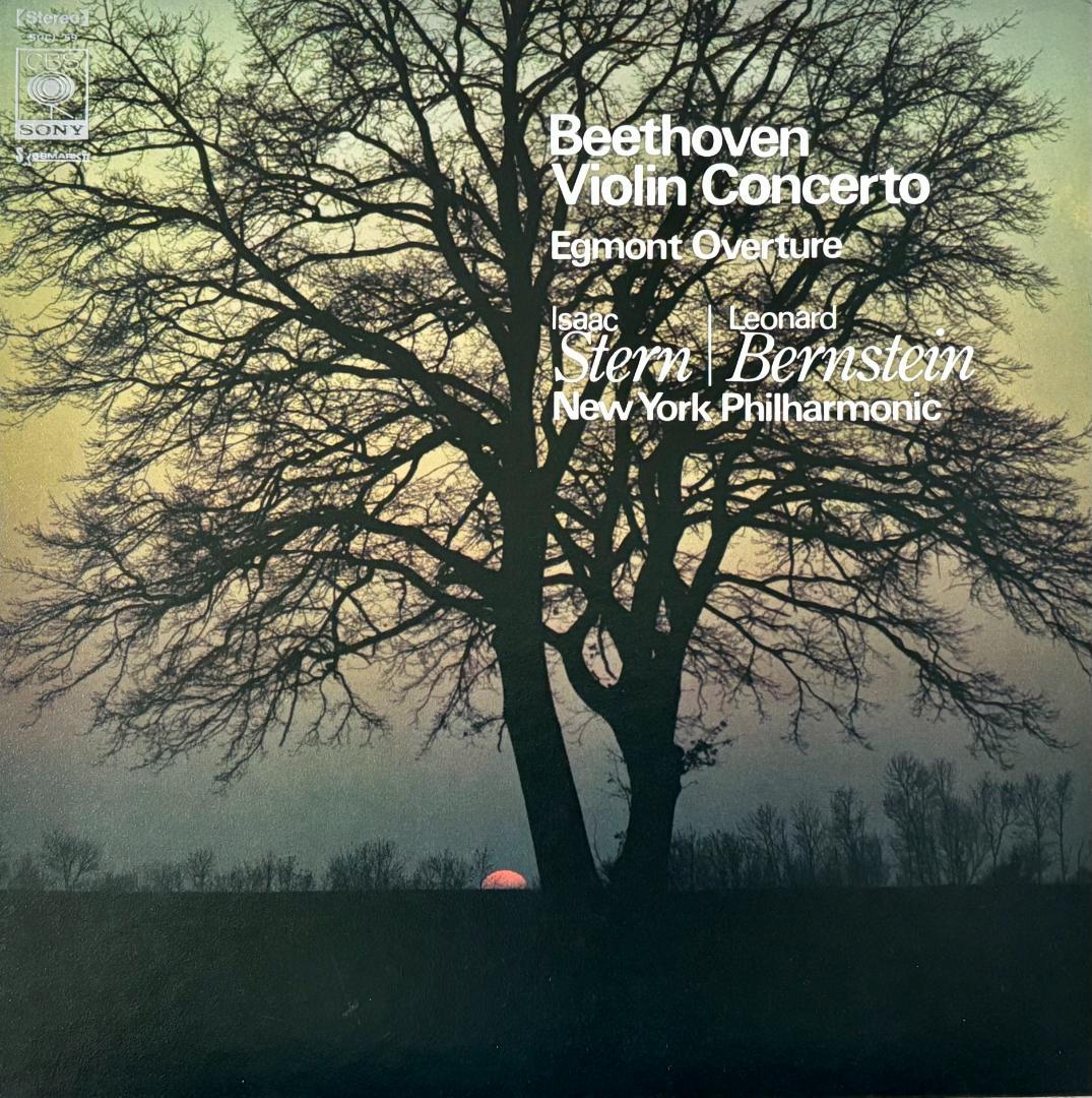 Isaac Stern, Bernstein, NY Philharmonic Beethoven Violin Concerto Vinyl LP Japan