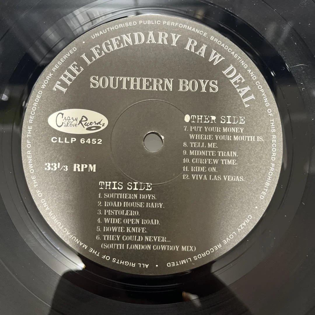 The Legendary Raw Deal - Southern Boys Vinyl LP Psychobilly Rockabilly Crazy Lov