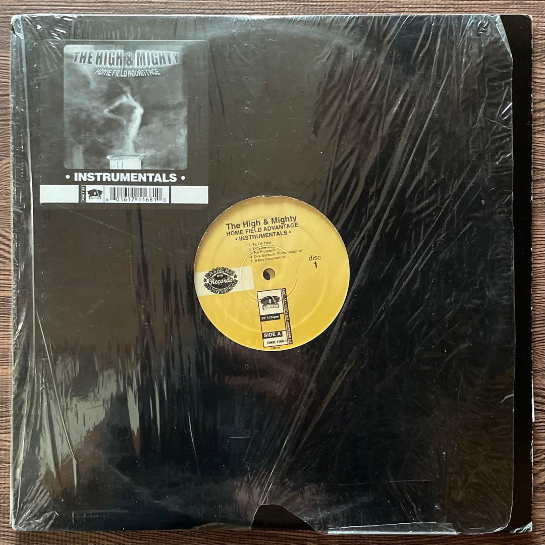 The High & Mighty - Home Field Advantage (Instrumentals) 2LP Rawkus Hip Hop