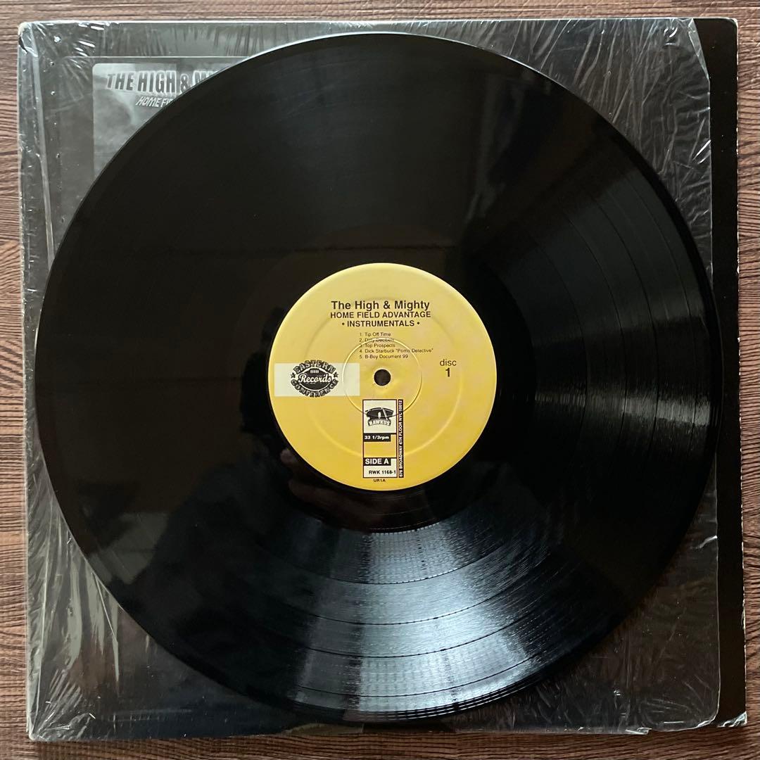The High & Mighty - Home Field Advantage (Instrumentals) 2LP Rawkus Hip Hop