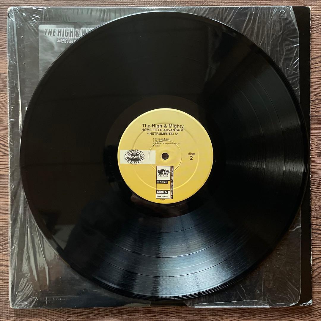 The High & Mighty - Home Field Advantage (Instrumentals) 2LP Rawkus Hip Hop