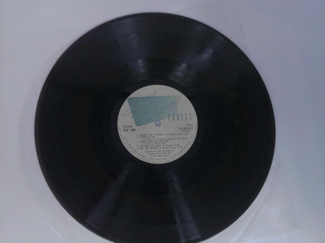 Eagles - Hotel California Vinyl LP Japan P-10221Y Obi Poster Classic Rock