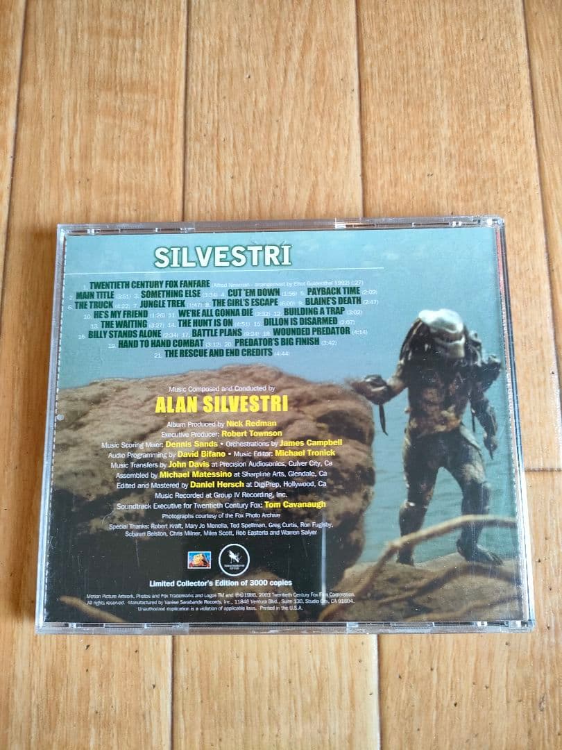 Predator OST Limited 3000 Copies Arnold Schwarzenegger Used Audio CD | Japansoundstore