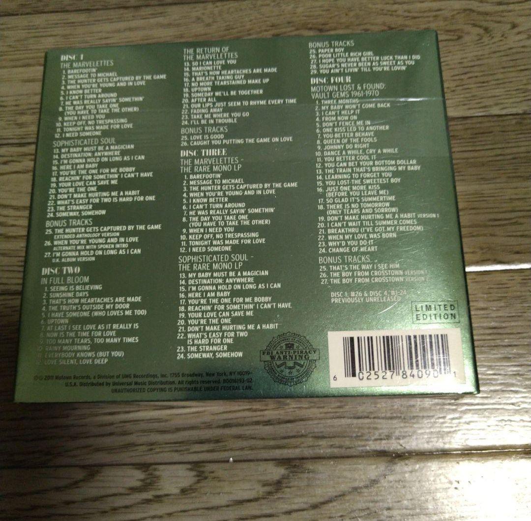 The Marvelettes Complete Motown Albums 2CD+5CD Rare Limited Edition Used | Japansoundstore
