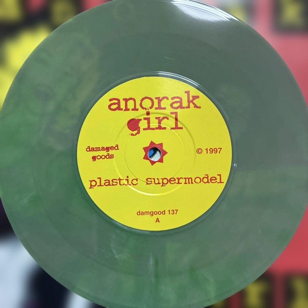 Anorak Girl - Plastic Supermodel 7" Vinyl Record Damaged Goods 1997 UK Indie