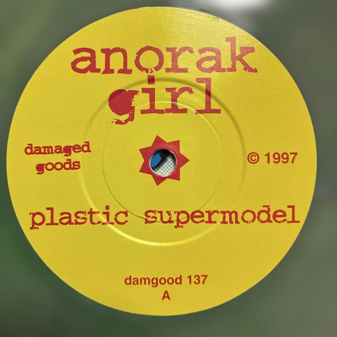 Anorak Girl - Plastic Supermodel 7" Vinyl Record Damaged Goods 1997 UK Indie