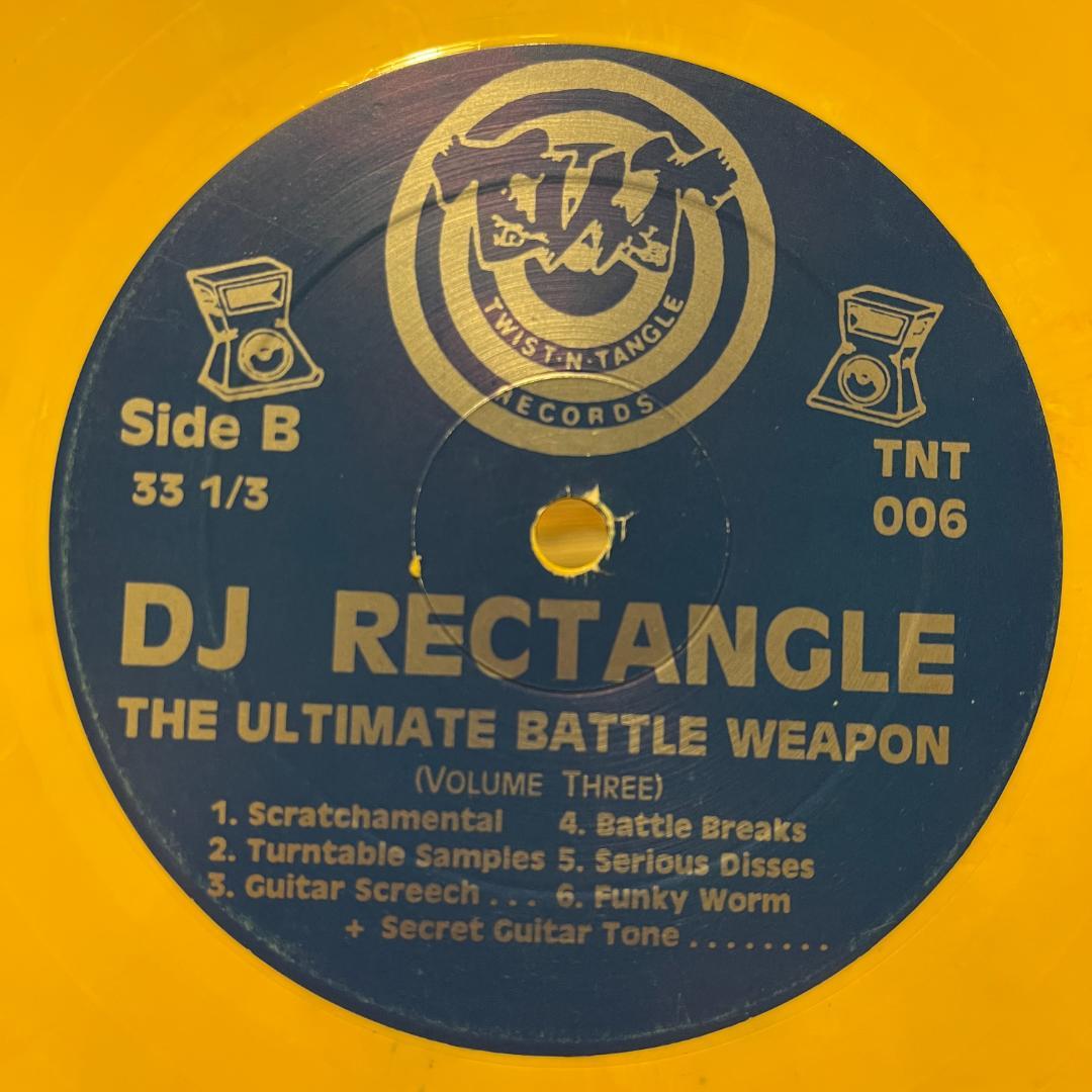 DJ Rectangle - The Ultimate Battle Weapon (Vol. 3) Yellow Vinyl DJ Tool Breaks