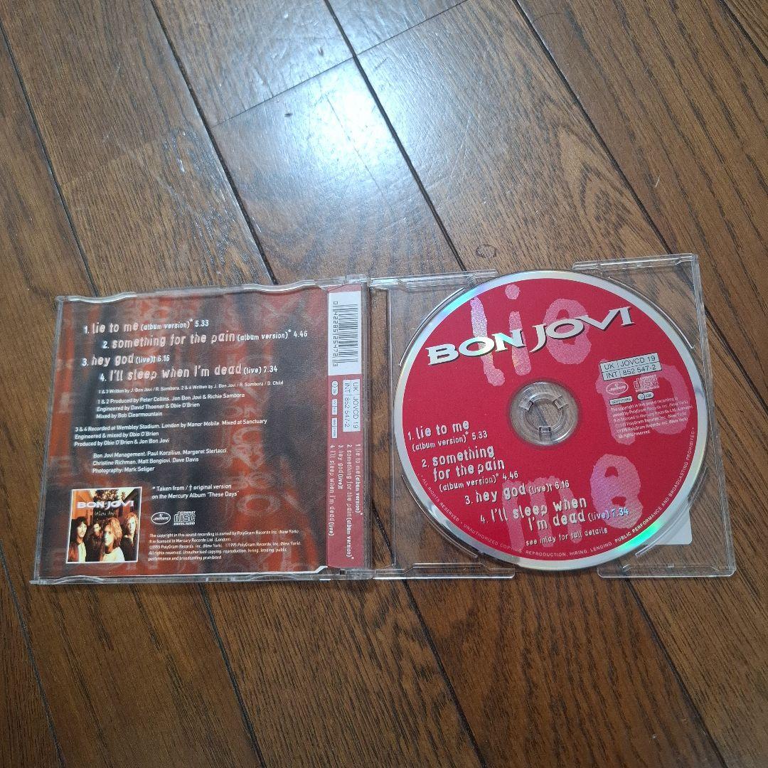 Bon Jovi Lie to Me CD Single Includes Rare Wembley Stadium Live Tracks 1995