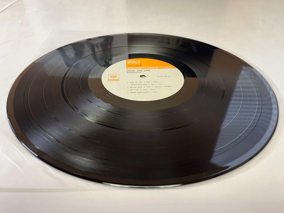 Aerosmith Draw The Line LP 1977 Japan First Press 1A1 Matrix Hard Rock Vinyl
