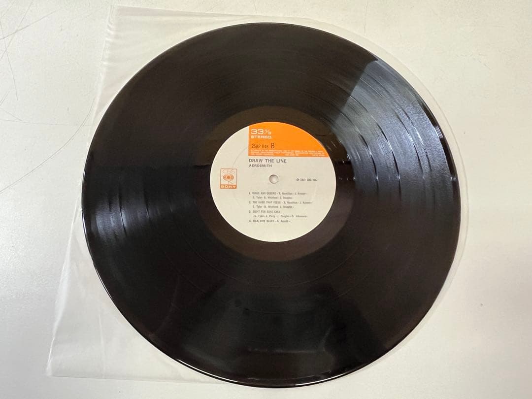 Aerosmith Draw The Line LP 1977 Japan First Press 1A1 Matrix Hard Rock Vinyl