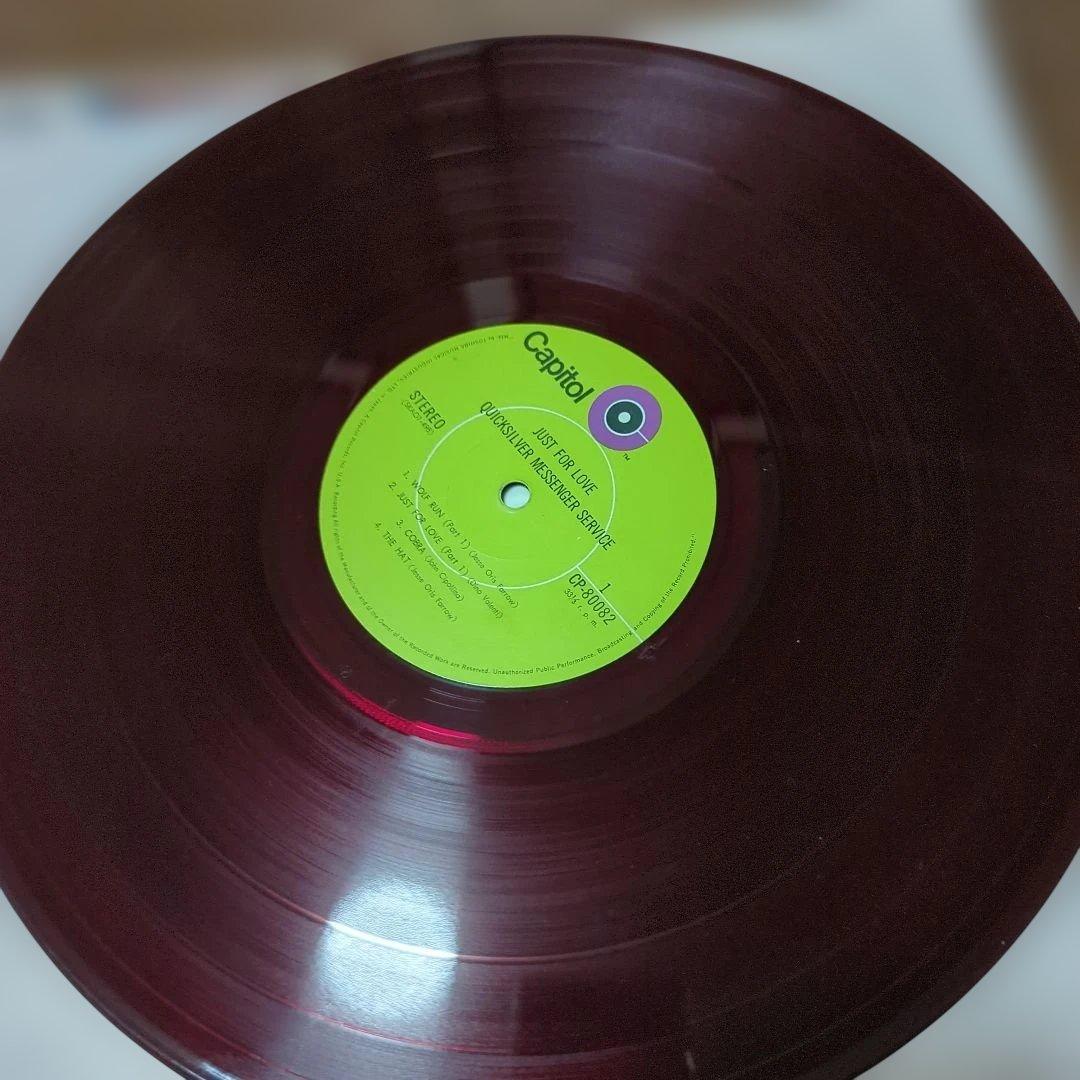 Quicksilver Messenger Service Just For Love LP Red Vinyl Used | Japansoundstore