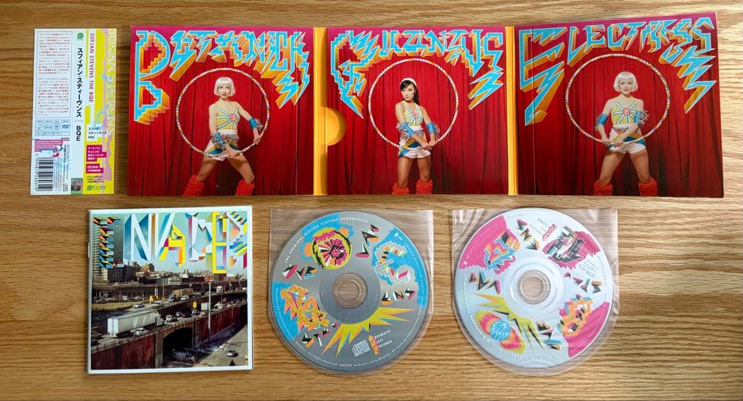 Sufjan Stevens The BQE CD+DVD Japan Press 2-Disc Set with OBI Strip