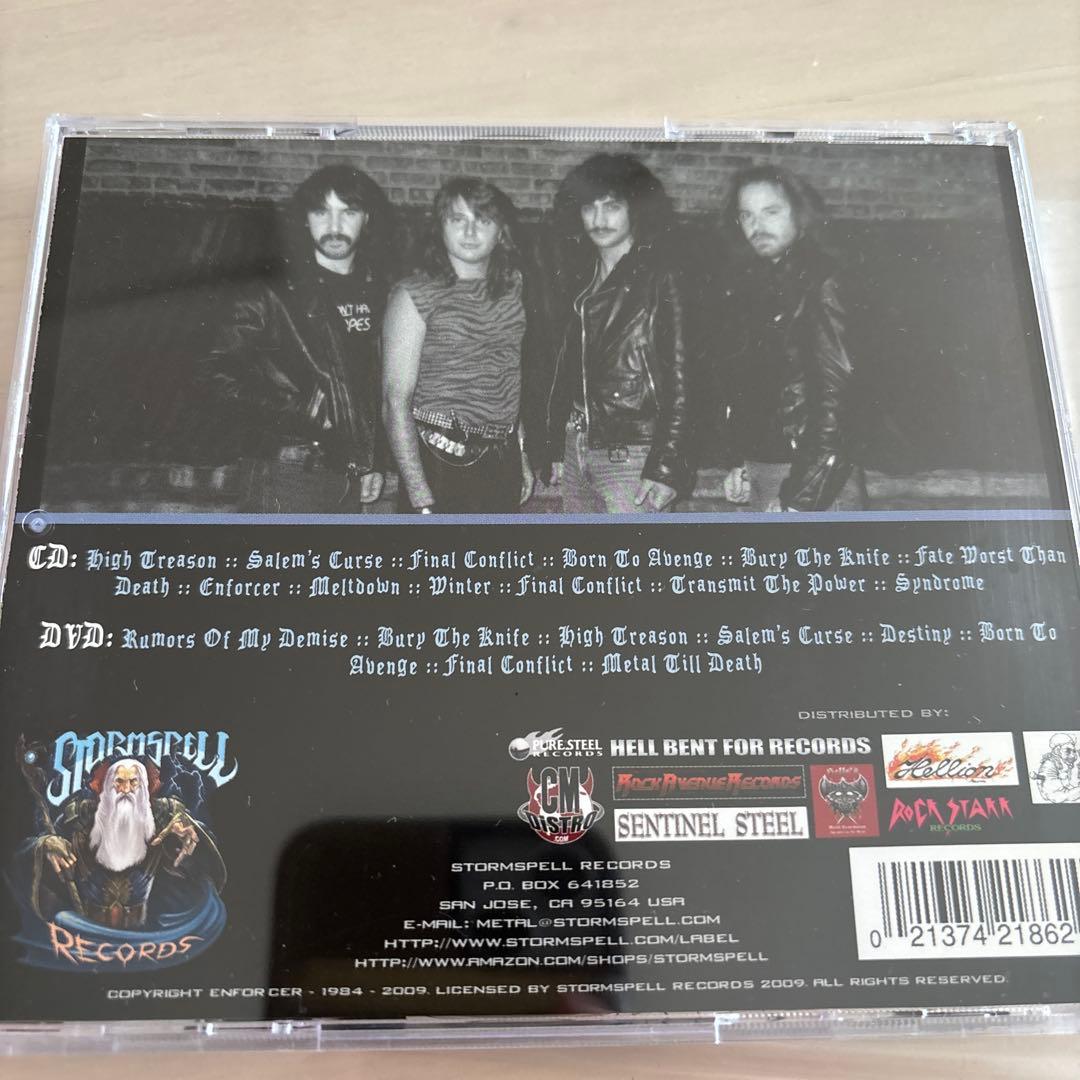 Enforcer - Classic Chicago Metal CD+DVD 25th Anniversary Edition Rare US Metal