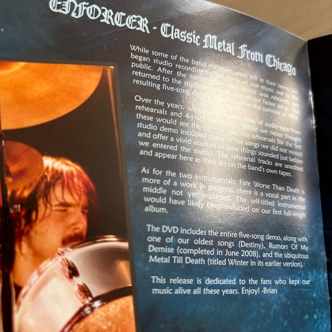 Enforcer - Classic Chicago Metal CD+DVD 25th Anniversary Edition Rare US Metal