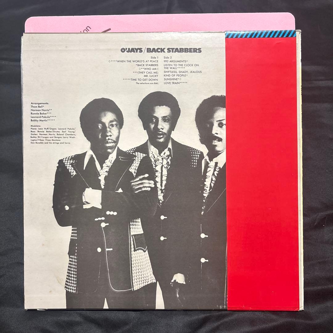 The O'Jays - Back Stabbers LP 1972 Philadelphia International Japan Vinyl Obi