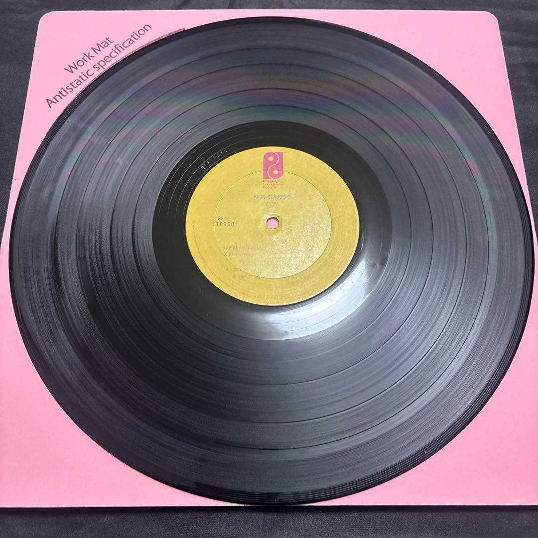 The O'Jays - Back Stabbers LP 1972 Philadelphia International Japan Vinyl Obi