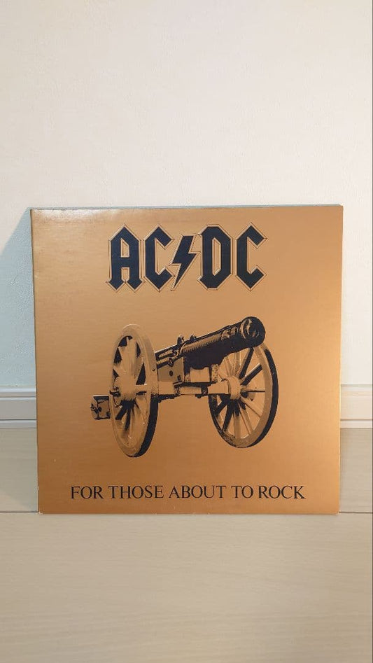 AC/DC For Those About to Rock Gold Vinyl LP Used | Japansoundstore
