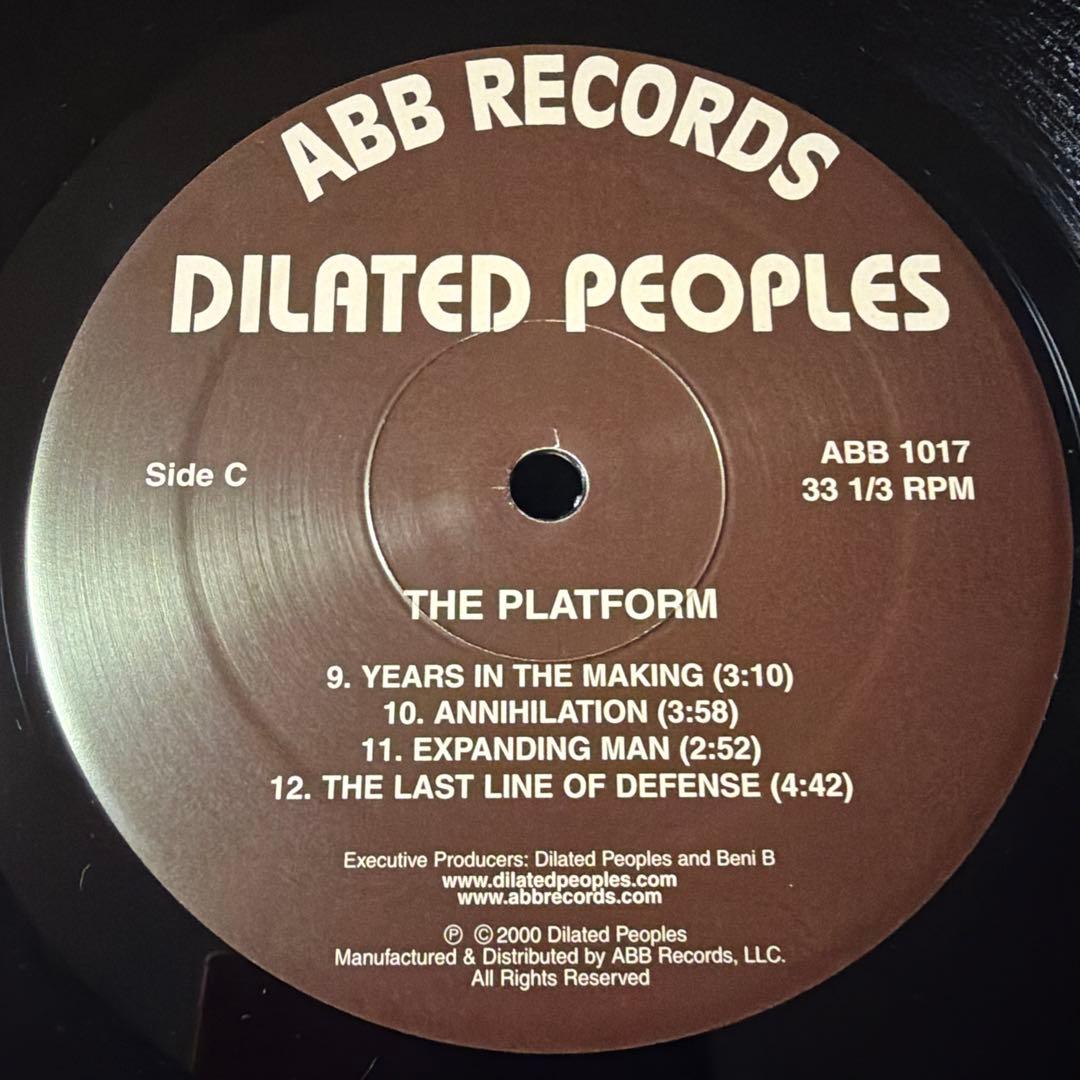 Dilated Peoples The Platform 2LP Vinyl Original 2000 US Underground Hip Hop