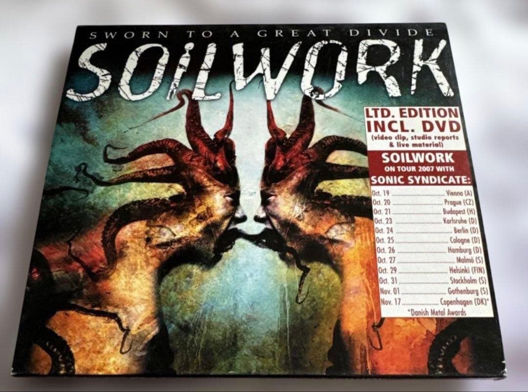 Soilwork Sworn to a Great Divide CD+DVD Limited Edition 2007 Metal Import