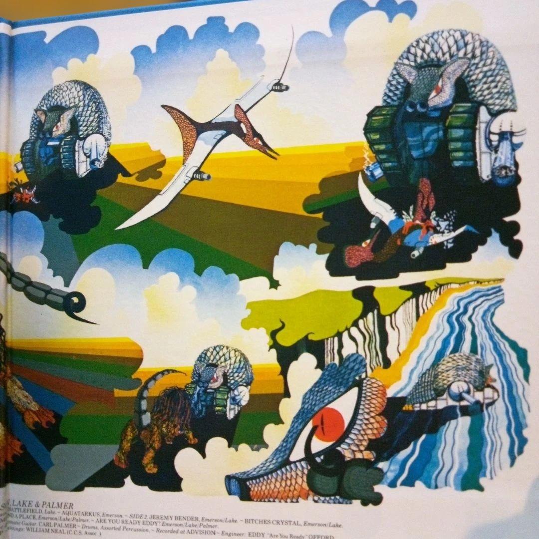 Emerson, Lake & Palmer - Tarkus CD Japan Press, 20bit K2, Limited Edition, OBI