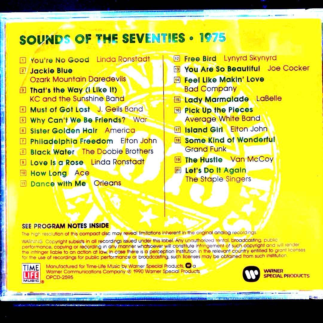 Various Artists - Sounds of the Seventies: 1975 CD - Time-Life Music Compilation