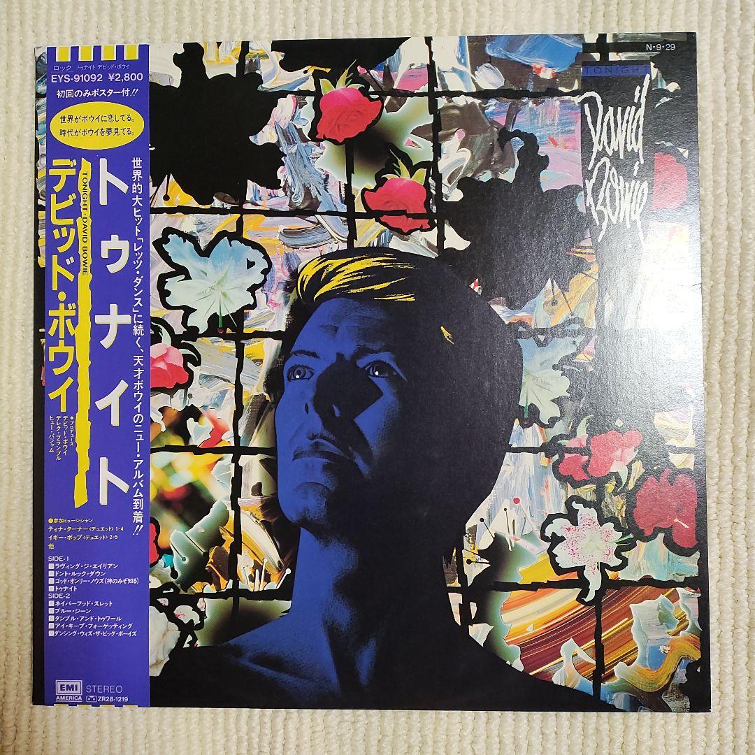 David Bowie - Tonight LP Japan Original Pressing w/ Obi & Bonus Poster EYS-91092