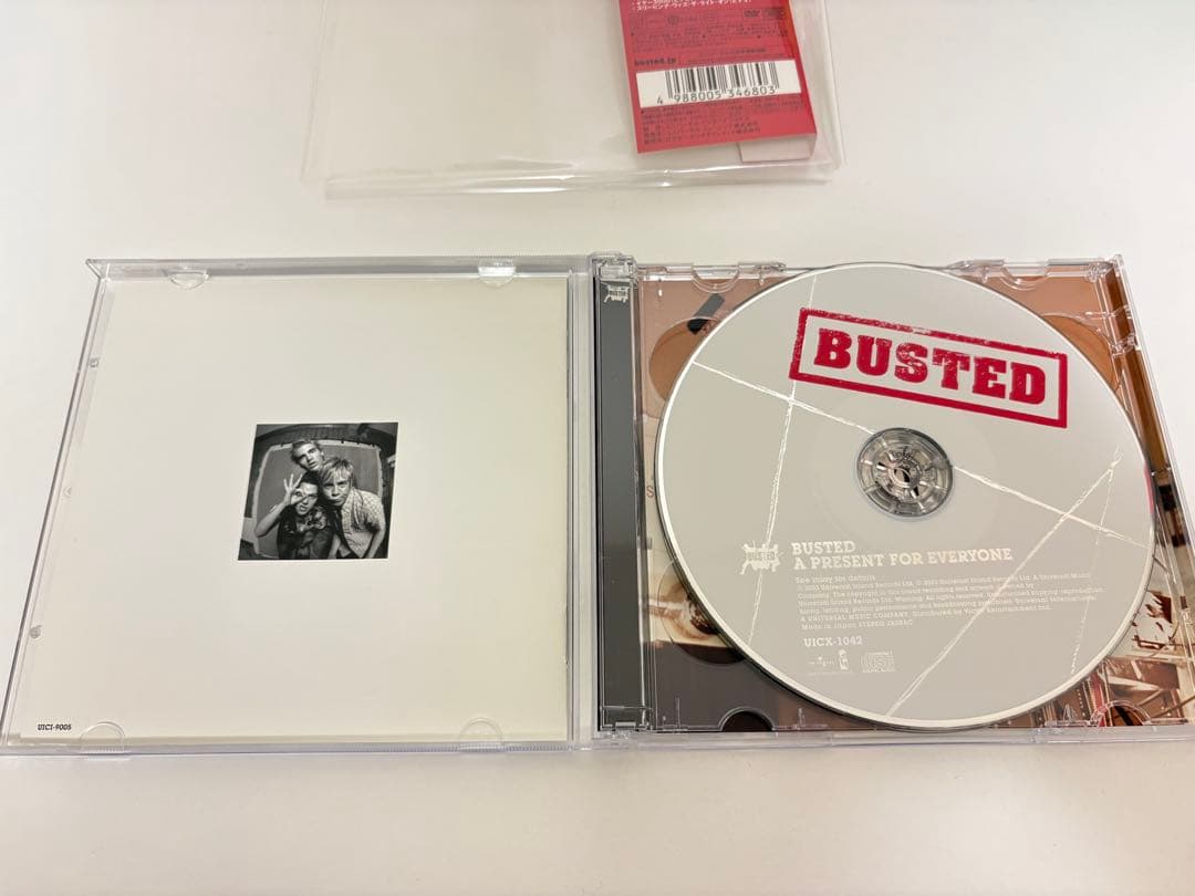 Busted - A Present for Everyone CD+DVD Japan Press with OBI Limited Edition