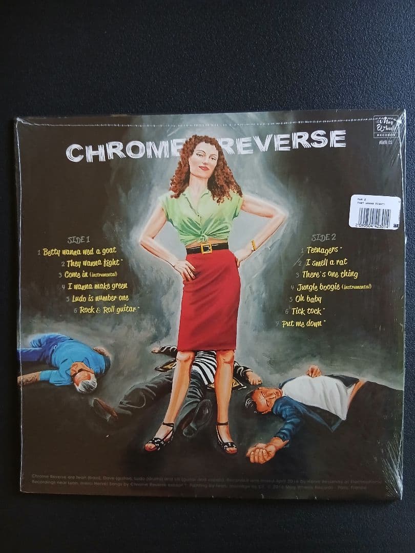 Chrome Reverse - They Wanna Fight! Vinyl LP Garage Rockabilly Import