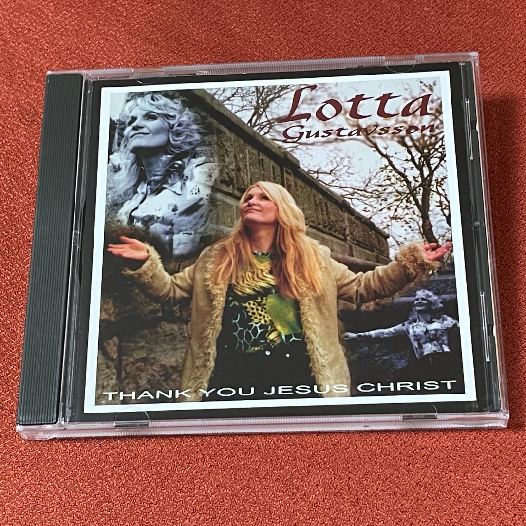 Lotta Gustavsson Thank You Jesus Christ CD 2003 Limited 300 Made Melodic AOR