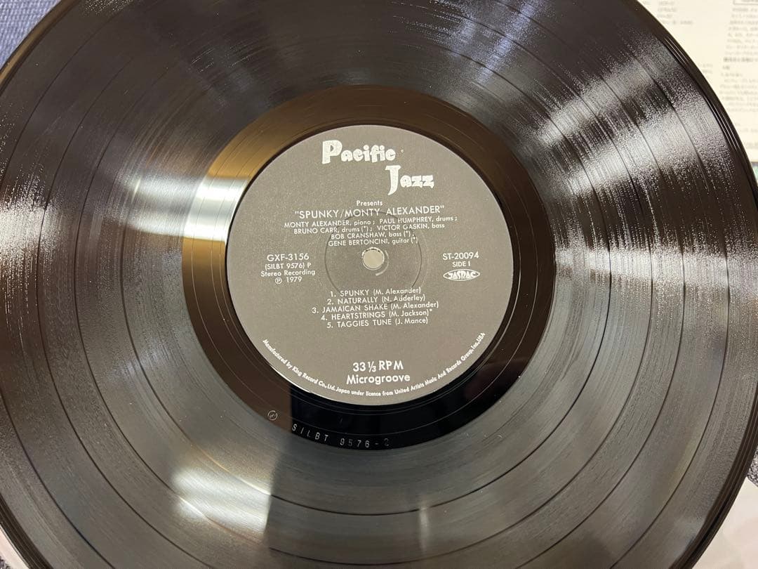 Monty Alexander - Spunky LP 1979 Japan Jazz Vinyl GXF-3156 w/ Obi