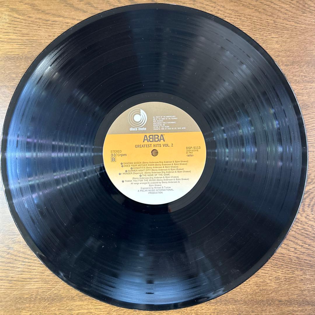 ABBA Greatest Hits Vol. 2 Record Obi Japan Import Used Vinyl | Japansoundstore